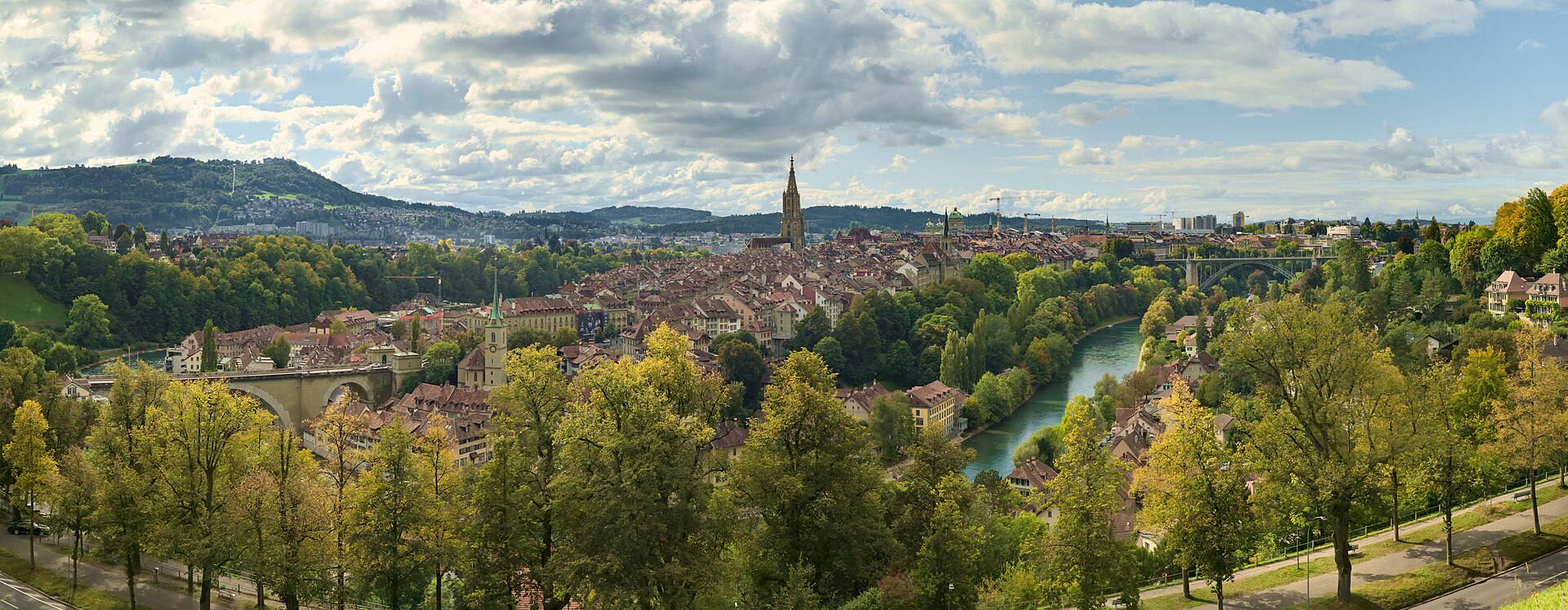 Панорама старого города Берна